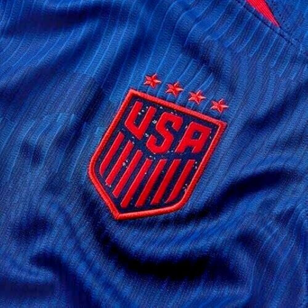 Nike USA Women's Away Soccer Jersey‎ Dri-FIT Slim Fit - Blue, Size XL - Picture 7 of 12